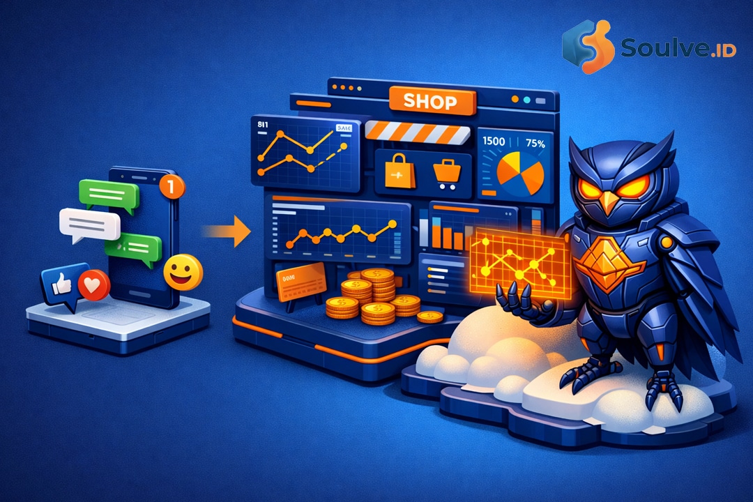 messaging app versus a fully functional e-commerce website
