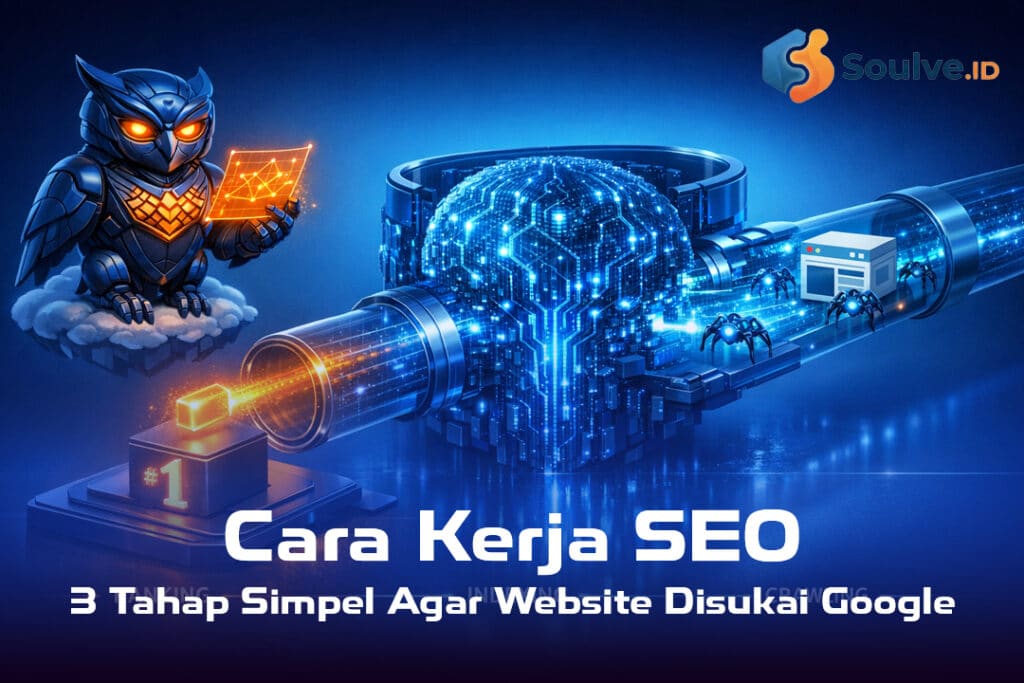 Cara Kerja SEO: 3 Tahap Simpel Agar Website Disukai Google