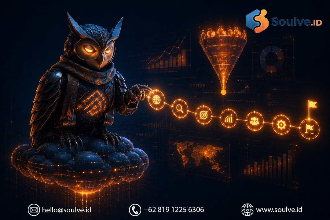 Maskot VIRA memproyeksikan framework 7 langkah strategi digital marketing