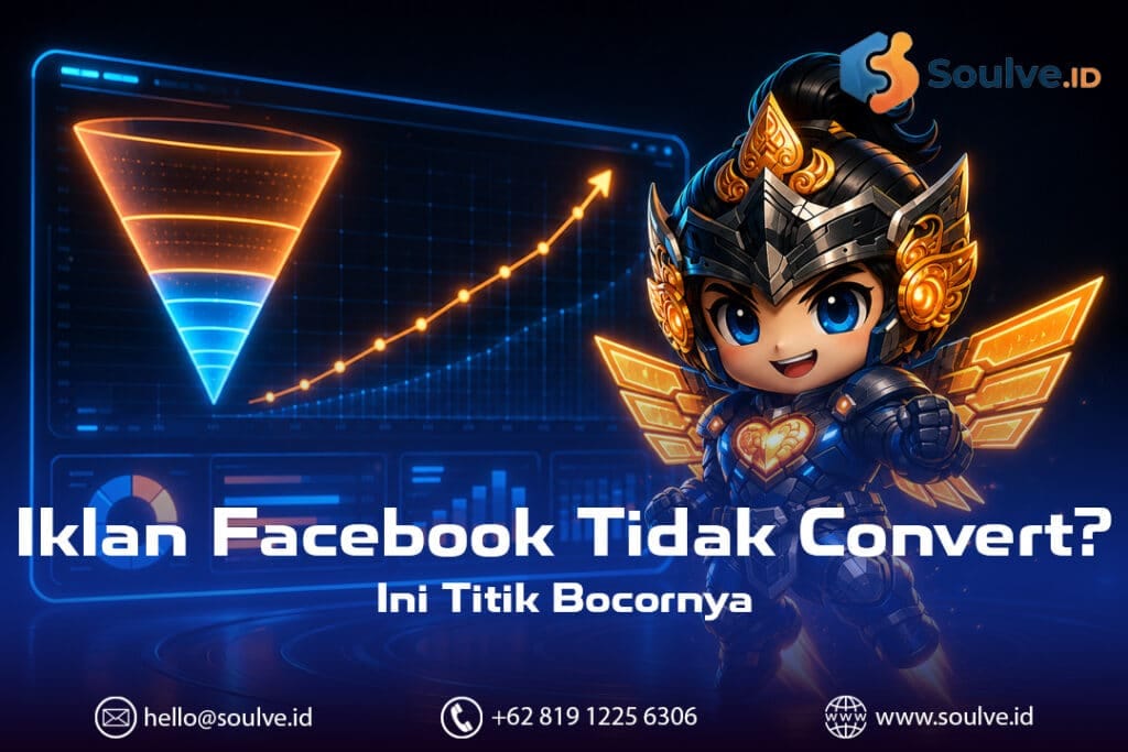 Iklan Facebook Tidak Convert? Diagnosa Dulu di Mana Kebocorannya, Sebelum Menambah Budget